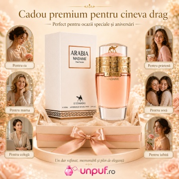 Parfum Arăbesc Le Chameau Arabia Madame EDP 100 ml Damă, Inspirat Coco Mademoiselle, Aromă Oriental Ambrată cu Citrice, Șofran, Flori Albe, Ambră, Mosc, Vanilie și Lemn de Cedru - Img 7