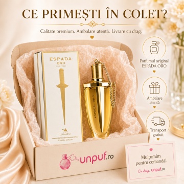 Parfum Arăbesc Le Chameau Espada Oro EDP 100 ml Bărbat, Aromă Aromatic Orientală cu Citrice, Condimente, Flori Albe, Lavandă, Lemn de Cedru, Ambră și Mosc - Img 7