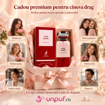 Parfum Arăbesc Love Spark Maison Alhambra EDP 80 ml Unisex, Inspirat Cherry Buzz / Electric Cherry Tom Ford, Aromă Oriental Florală cu Cireașă, Ghimbir, Iasomie Sambac, Mosc și Piper Roz - Img 7