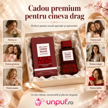 Parfum Arăbesc Milestone Cerise Rouge EDP 100 ml Unisex, Inspirat Lost Cherry, Aromă Fructat Gurmandă cu Cireșe, Fructe Roșii, Migdale Amare, Lichior de Cireșe, Iasomie, Trandafir, Tonka, Lemn Dulce, Mosc și Vanilie - Img 7