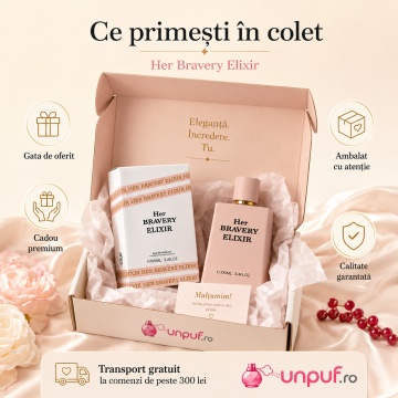 Parfum Arăbesc Milestone Her Bravery Elixir EDP 100 ml Damă, Inspirat Burberry Her Elixir, Aromă Floral Fructată cu Fructe Roșii, Căpșuni, Zmeură, Bergamotă, Piersică, Iasomie, Trandafir, Mosc, Vanilie, Ambră și Paciuli - Img 7