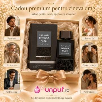 Parfum Arăbesc Milestone Intense Oudh EDP 100 ml Bărbat, Inspirat Oud Wood, Aromă Oriental Lemnoasă cu Bergamotă, Condimente, Șofran, Lemn Cald, Note Rășinoase, Trandafir, Oud, Patchouli, Ambră și Mosc - Img 7
