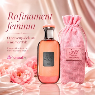 Parfum Arăbesc Mousuf Wardi Ard Al Zaafaran 100 ml, Apă de Parfum Damă, Aromă Oriental Floral Lemnoasă cu Citrice, Fructe Dulci, Trandafir, Mosc și Vanilie - Img 5