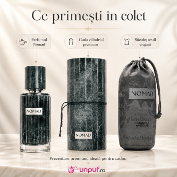 Parfum Arăbesc Nomad French Avenue 100 ml, Apă de Parfum Unisex, Damă și Bărbat, Inspirat Megamare Orto Parisi, Aromă Marină Lemnoasă și Aromatic Orientală cu Citrice, Condimente, Note Proaspete, Vanilie, Flori Albe, Lavandă, Note Calde, Lemn de Cedru, Am - Img 5