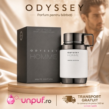 Parfum Arăbesc Odyssey Homme White Edition Armaf 100 ml, Apă de Parfum Bărbați, Aromă Oriental Fougère, Inspirat Because It’s You - Img 10