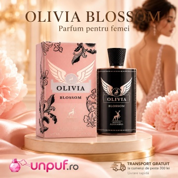 Parfum Arăbesc Olivia Blossom Maison Alhambra EDP 80 ml Damă, Inspirat Olympea Blossom, Aromă Chypre Fructată cu Piper, Trandafir, Coacăză Neagră, Pară, Cașmiran, Paciuli și Vanilie - Img 10