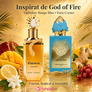 Parfum Arăbesc Ophidian Mango Bliss Paris Corner 100 ml, Apă de Parfum Unisex, Damă, Bărbat, Aromă Fructat Tropicală, Inspirat God of Fire - Img 8