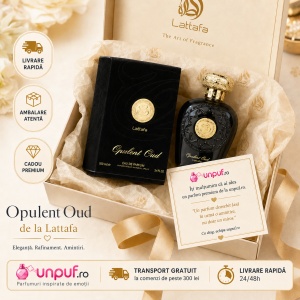 Parfum Arăbesc Opulent Oud Lattafa 100 ml, Apă de Parfum Unisex pentru Damă și Bărbat, aromă orientală cu Oud, șofran și ambră - Img 5