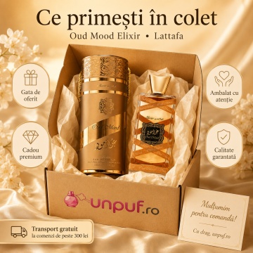 Parfum Arăbesc Oud Mood Elixir Lattafa 100 ml, Apă de Parfum Unisex Damă și Bărbat, Aromă de Pielărie cu Bergamotă, Condimente, Șofran, Cardamom, Mușcată, Paciuli, Oud, Mosc și Pielărie - Img 4