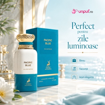 Parfum Arăbesc Pacific Blue Maison Alhambra EDP 80 ml Unisex, Inspirat Neroli Portofino, Aromă Citric Aromatică cu Bergamotă, Lămâie, Lavandă, Mandarină, Mirt, Portocală Amăruie, Rozmarin, Neroli, Floare de Portocal, Iasomie, Ambră și Ambretă - Img 5
