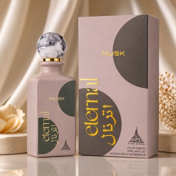 Parfum Arăbesc Paris Corner Eternal Musk 85 ml, Apă de Parfum Unisex, Damă și Bărbat, Aromă Oriental Lemnoasă, Mosc Fin și Elegant