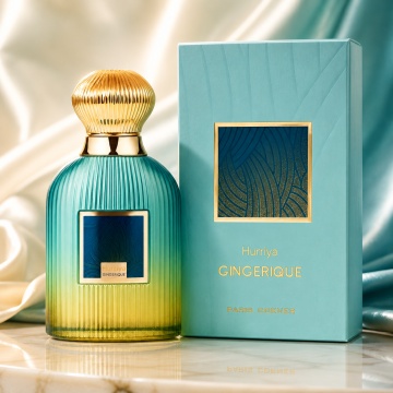 Parfum Arăbesc Paris Corner Hurriya Gingerique 100 ml, Apă de Parfum Unisex, Damă, Bărbat, Aromă Fresh Condimentată Oriental Lemnoasă, Inspirat Ingenious Ginger