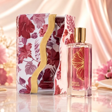 Parfum Arăbesc Paris Corner Ibisco Nirvana 65 ml, Apă de Parfum Unisex, Damă și Bărbat, Aromă Oriental Lemnoasă, Inspirat Hibiscus Mahajad