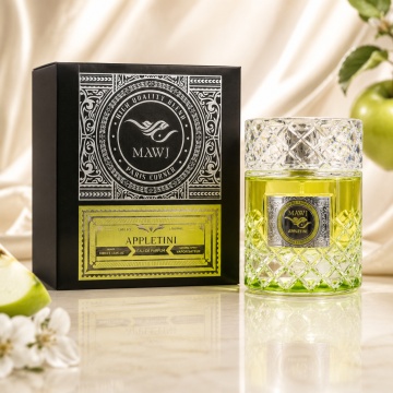 Parfum Arăbesc Paris Corner Mawj Appletini 100 ml, Apă de Parfum Unisex, Damă și Bărbat, Aromă Fructat Florală Fresh, Inspirat Apple Brandy on the Rocks