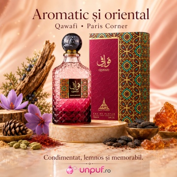 Parfum Arăbesc Paris Corner Qawafi 100 ml, Apă de Parfum Unisex, Damă și Bărbat, Aromă Oriental Lemnoasă, Elegantă și Memorabilă - Img 8