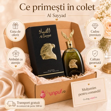 Parfum Arăbesc Risala Series Al Sayyad Gold 100 ml, Unisex, Damă, Bărbat, edp - Img 4