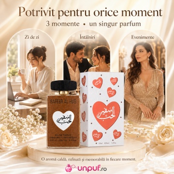 Parfum Arăbesc Safeer Al Hub Ard Al Zaafaran 100 ml, Apă de Parfum Bărbat, Aromă Oriental Florală, Citrice, Mosc și Vanilie, Inspirat Allure Homme Sport - Img 6