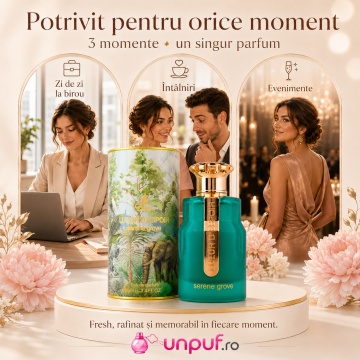 Parfum Arăbesc Serene Grove Lueur D’Espoir Emir 100 ml, Apă de Parfum Unisex, Damă și Bărbat, Aromă Verde Floral Lemnoasă, Inspirat Pacific Chill Louis Vuitton - Img 6