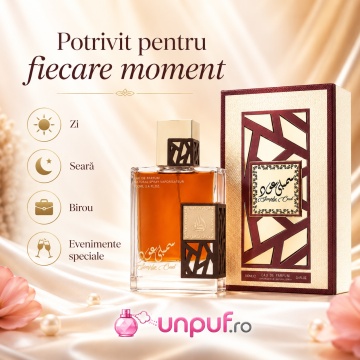 Parfum Arăbesc Simply Oud Lattafa EDP 100 ml Bărbat, Aromă Oriental Lemnoasă cu Bergamotă, Grepfrut, Lămâie, Mandarină, Mentă, Lavandă, Mușcată, Trandafir, Oud, Lemn de Santal, Mosc, Note Lemnoase și Vanilie - Img 8