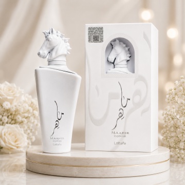 Parfum Arabesc Unisex Maahir Honor Lattafa, Eau de Parfum 100 ml, Damă și Bărbat, Aromatic Fresh Citrice, Lămâie, Mentă
