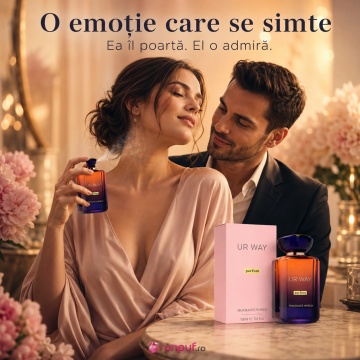 Parfum Arăbesc UR Way Parfum Fragrance World 100 ml, Apă de Parfum Damă, Aromă Floral Alb Vanilată cu Bergamotă, Floare de Portocal, Iasomie Indiană, Tuberoză, Cedru, Mosc Alb și Vanilie - Img 5