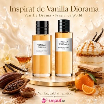 Parfum Arăbesc Vanille Drama Fragrance World 80 ml, Apă de Parfum Unisex, Damă și Bărbat, Aromă Vanilată Ambrată Intensă cu Rom, Scorțișoară, Vanilie, Boabe de Tonka, Cacao, Iasomie, Ambră, Lemn de Santal și Mosc - Img 8