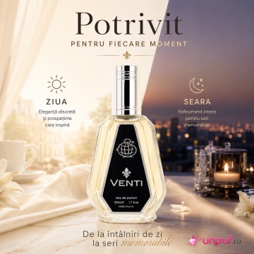 Parfum Arăbesc Venti Fragrance World 50 ml, Apă de Parfum Unisex, Damă, Bărbat, Aromă Aromatic Citric Proaspătă, Inspirat Aventus Creed - Img 8