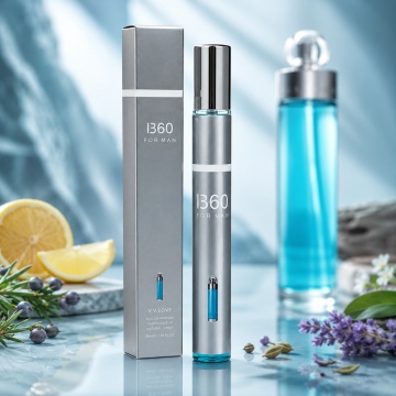 Parfum Bărbat I360 For Man 35 ml V.V. Love, Apă de Toaletă, Aromă Fresh Aromatică și Lemnoasă cu Ienupăr, Lămâie, Bergamotă, Lavandă, Salvie, Cardamom, Frezie, Vetiver, Mosc și Note Lemnoase
