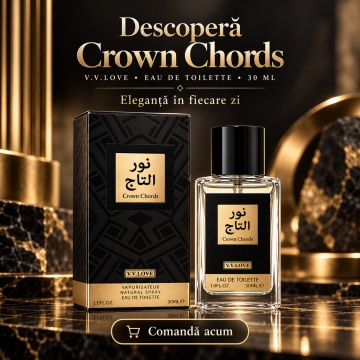 Parfum Barbati V.V.Love Crown Chords, Eau de Toilette EDT, 30 ml, Oriental, Aroma Masculina Eleganta, Spray, Format Compact, pentru Zi si Seara - Img 2