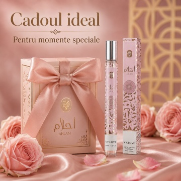 Parfum Damă Arăbesc Ahlam 35 ml V.V. Love, Apă de Toaletă, Inspirat de Khair Confection Paris Corner, Aromă Dulce Vanilată cu Pară, Frișcă, Iasomie, Ylang-Ylang, Marshmallow și Lemn de Santal - Img 5