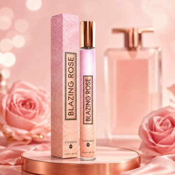 Parfum Damă Blazing Rose 35 ml V.V. Love, Apă de Toaletă, Inspirat de Idôle Lancôme, Aromă Florală cu Trandafir, Pară, Bergamotă, Iasomie, Mosc Alb, Vanilie, Paciuli și Cedru