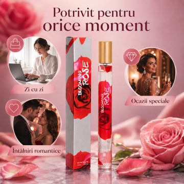 Parfum Damă Blooming Rose 35 ml V.V. Love, Apă de Toaletă, Inspirat de Lancôme Trésor Midnight Rose, Aromă Floral Fructată cu Zmeură, Trandafir, Coacăze, Piper Roz, Bujor, Iasomie, Vanilie, Mosc și Cedru de Virginia - Img 6