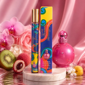 Parfum Damă Eternal Britany Spaer 35 ml V.V. Love, Apă de Parfum, Inspirat de Fantasy Britney Spears, Aromă Dulce Fructată cu Kiwi, Litchi Roșu, Gutui, Ciocolată Albă, Cupcake, Orhidee, Iasomie, Mosc și Note Lemnoase - Img 2