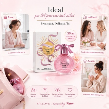 Parfum Damă V.V. Love Serenity Now Eau de Parfum 30 ml, Inspirat din Pink Victoria’s Secret, Aromă Floral Verde și Fresh - Img 7