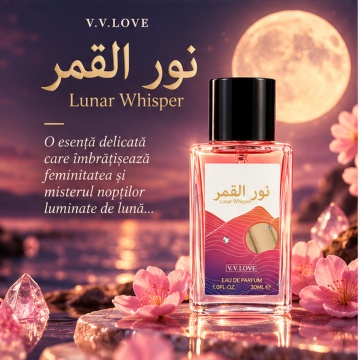 Parfum Dama VV Love Lunar Whisper, Eau de Parfum EDP, 30 ml, Oriental, Feminin, Elegant, Aroma Delicata, Persistent, Format Compact, pentru Zi si Seara - Img 2