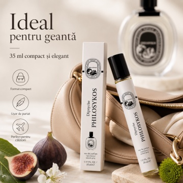 Parfum Diptychs Philosykos 35 ml, Apă de Parfum Unisex, Aromă Verde Lemnoasă cu Smochin, Format Compact, Note de Frunze de Smochin, Smochină, Note Verzi, Cocos și Cedru - Img 2