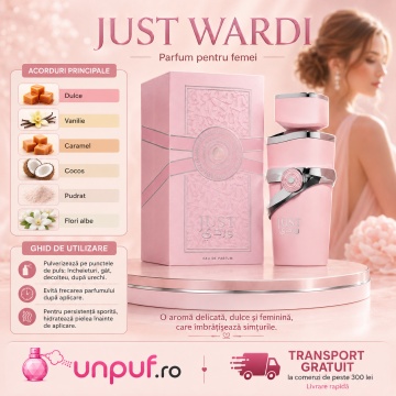 Parfum Fragrance World Just Wardi 100 ml, parfum arăbesc, edp, Damă - Img 9