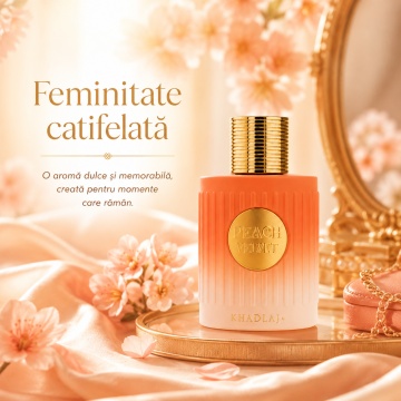 Parfum Khadlaj Peach Velvet 100 ml, Extract De Parfum Dama - Img 5