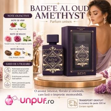 Parfum Lattafa Badee Al Oud Amethyst 100 ml – Parfum Arabesc, parfum arăbesc, edp, Unisex, Damă, Bărbat - Img 10