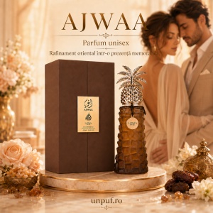 Parfum Lattafa Pride Ajwaa 90 ml, Apă de Parfum Unisex, Aromă Oriental Lemnoasă, Note de Curmale, Elemi, Bergamotă, Lămâie, Lemn Dulce, Smirnă, Rășină Benzoică și Tămâie - Img 11
