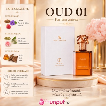 Parfum Oud 01 Extrait de Parfum 50ml, tip arăbesc, Unisex, Damă, Bărbat - Img 9