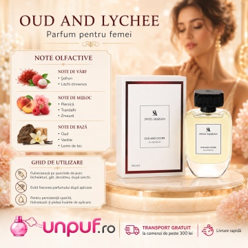 Parfum Oud and Lychee Eau de Parfum 100ml, tip arăbesc, Unisex, Damă, Bărbat - Img 9