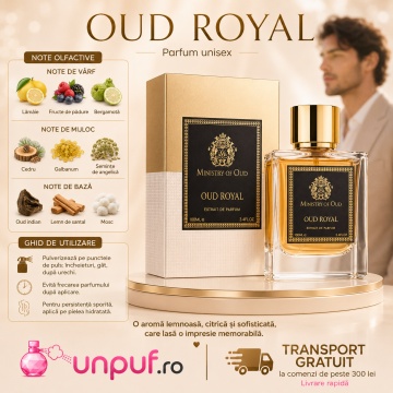 Parfum Oud Royal Ministry Of Oud 100 ml, Extract De Parfum, Barbati - Img 8