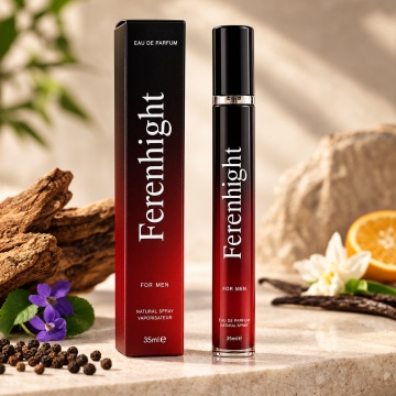 Parfum pentru barbati Ferenhight V.V. Love, 35 ml, aroma vanilata ozonica condimentata, piele intoarsa, lemn dulce, mandarina siciliana, frunze de violeta, rom, coriandru, chimion si vanilie de Bourbon - Img 3