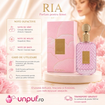 Parfum Ria Eau de Parfum 100ml, tip arăbesc, Damă - Img 9
