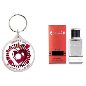 Parfum Silvana Kilin Black Oriental woody unisex parfum U122, 50 ml, unisex damă bărbat - Img 6