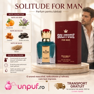 Parfum Solitude For Man Pendora Scents 100 ml, Apa De Parfum, Barbati - Img 9