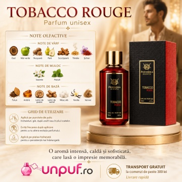 Parfum Tobacco Rouge Pendora Scents 100 ml, Apa De Parfum, Unisex - Img 10