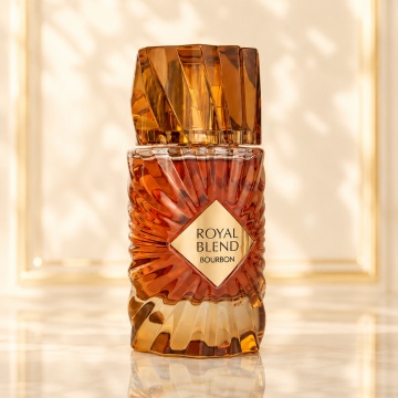 Parfum Unisex Arăbesc French Avenue Royal Blend Bourbon 100 ml, Apă de Parfum, Aromă Oriental Ambrată cu Scorțișoară, Coniac, Șofran, Note Verzi, Stejar, Condimente Calde, Rășini, Vanilie, Ambră, Mosc și Cedru - Img 2