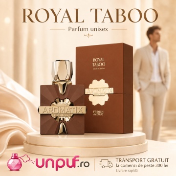 Parfum Unisex Arăbesc French Avenue Royal Taboo Aromatix 100 ml, Extract de Parfum, Inspirat de Centaurus Creed, Aromă Oriental Ambrată cu Citrice, Condimente, Șofran, Vanilie, Scorțișoară, Ambră, Tutun, Rășini, Mosc, Lemn de Cedru și Tonuri Balsamice - Img 9